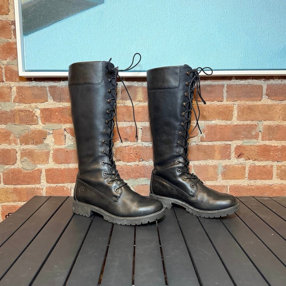 Harley Davidson 14 Inch Lace-Up Moto Boot